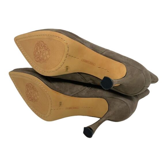 Vince Camuto Pitonnda Pointed Toe Suede Bootie Taupe Size 7.5 NWT $169 MSRP - Picture 8 of 8